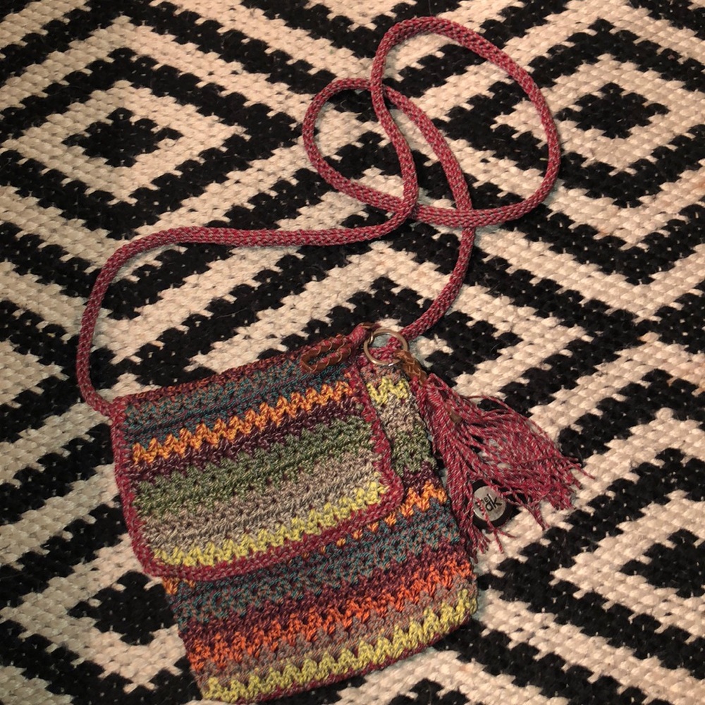 The Sak crocheted crossbody purse